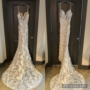 BRAND NEW, NEVER WORN, NEVER ALTERED Enzoani ‘Lesley’ Wedding Gown: Size 12